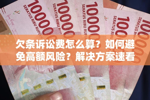北京欠条诉讼费怎么算？如何避免高额风险？解决方案速看！