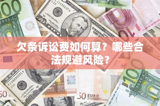 北京欠条诉讼费如何算？哪些合法规避风险？