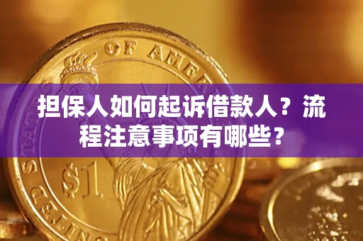 北京担保人如何起诉借款人？流程注意事项有哪些？